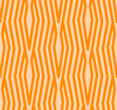 Abstract patroon Oranje rolgordijn - TenStickers