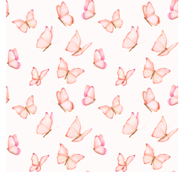 Aquarel vlinders Vlindergordijn - TenStickers