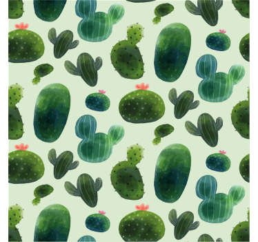 Woestijn patroon Cactus jaloezie - TenStickers