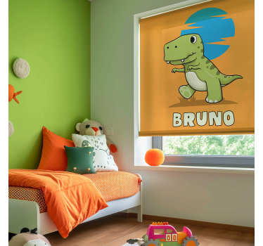 Aangepaste dinosaurus dinosaurus rolgordijn - TenStickers