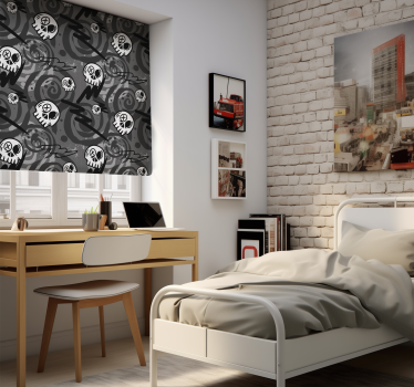 Graffiti met schedels Tiener jaloezie - TenStickers