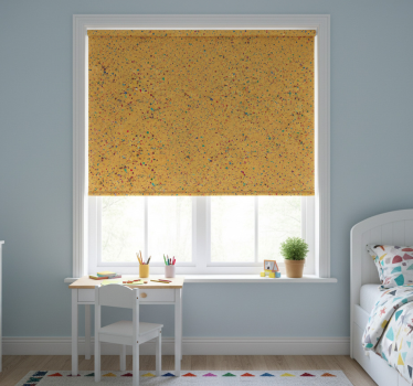 Kinderkamer rolgordijn kleine kleurspetters - TenStickers
