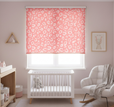 Kinderkamer rolgordijn met leopardstructuur - TenStickers