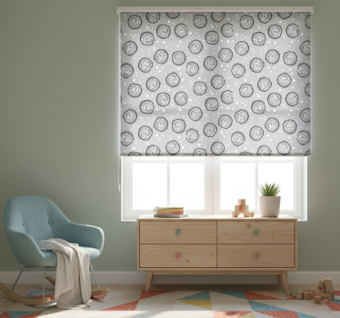 Kinderkamer rolgordijn nordic stijl alpine - TenStickers