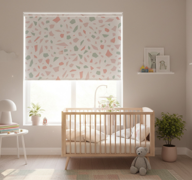 Kinderkamer rolgordijn nordic terrazo - TenStickers