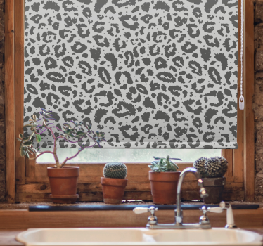 Luipaardvlekkenprint rolgordijn dieren - TenStickers