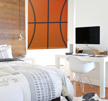 Basketbal patroon bal rolgordijn - TenStickers
