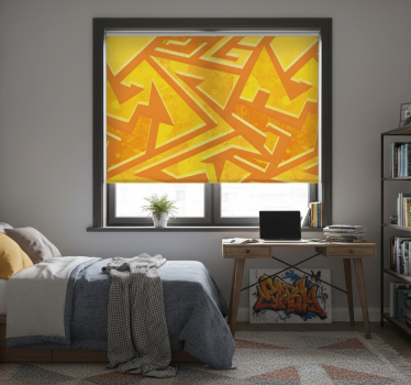 Rolgordijn tienerkamer urban stijl - TenStickers
