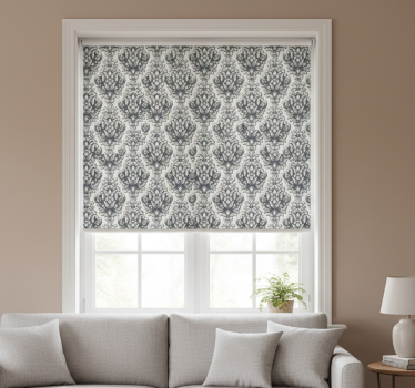 Rolgordijn vintage elegante botanische vormen - TenStickers