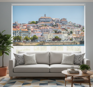 Rolgordijn woonkamer coimbra - TenStickers