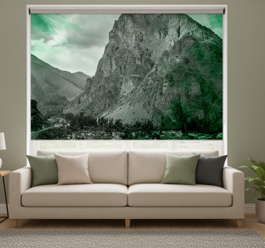 Rolgordijn woonkamer ollantaytambo - TenStickers