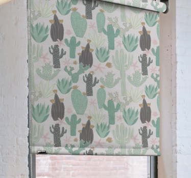 Saguaro sereniteitsscène Cactus jaloezie - TenStickers
