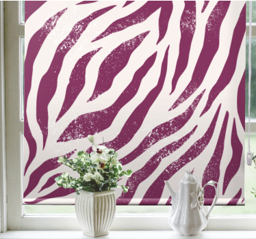 Zebrastrepen thema rolgordijn meer dieren - TenStickers