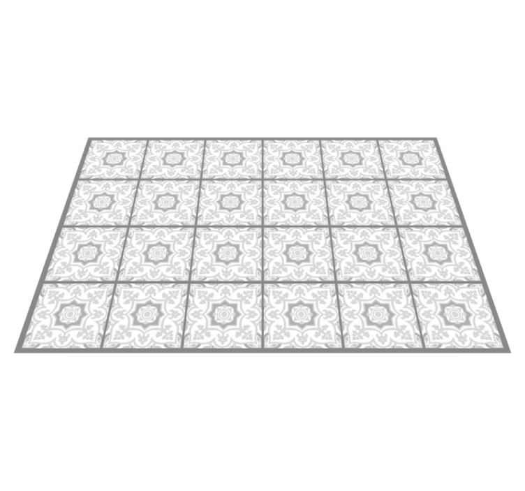 Grijstinten originele placemat - TenStickers