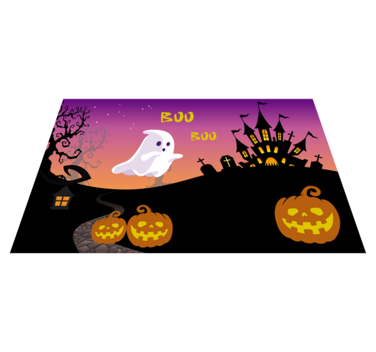 Boo halloween nacht halloween placemats - TenStickers