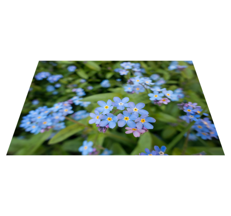 Delicaat bloemstuk originele placemat - TenStickers