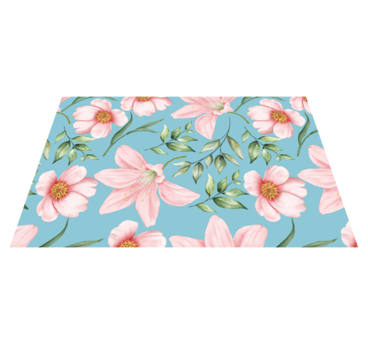 Placemat bloemen romantische vintage stijl - TenStickers