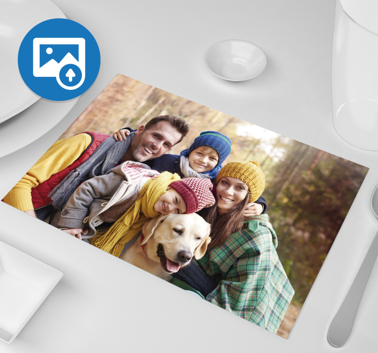 Gepersonaliseerde placemat met foto - TenStickers