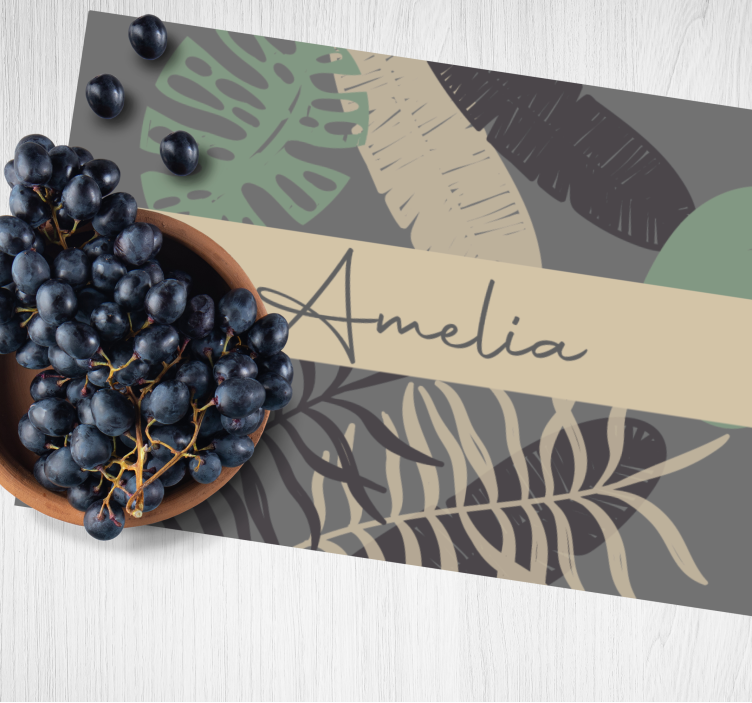 Boho style placemat jungle - TenStickers