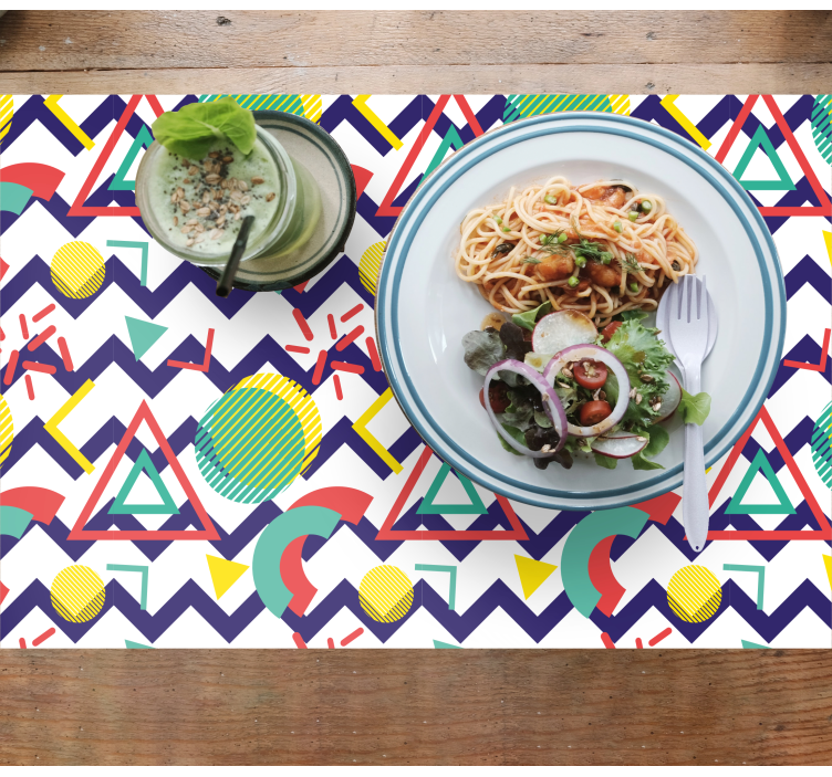 Geometrie patroon ontwerp moderne placema - TenStickers