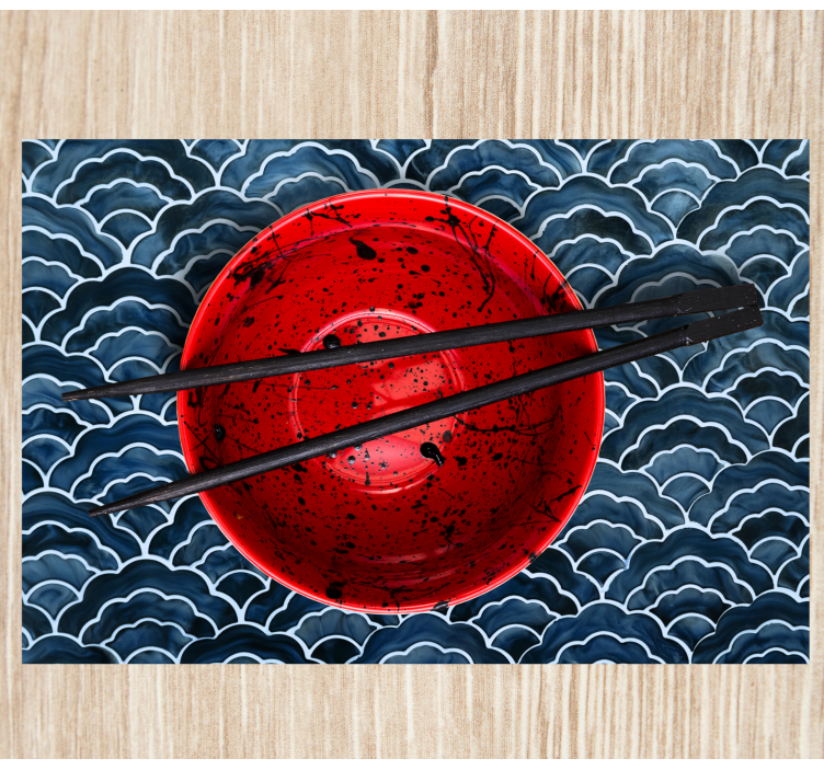 Houten placemat ocean golf concept - TenStickers