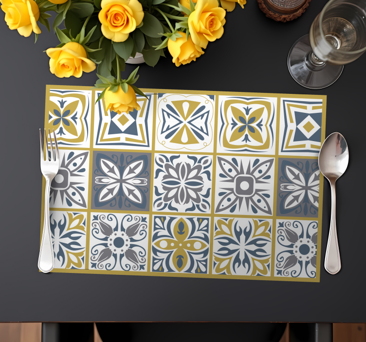 Klassieke vintage originele placemat - TenStickers