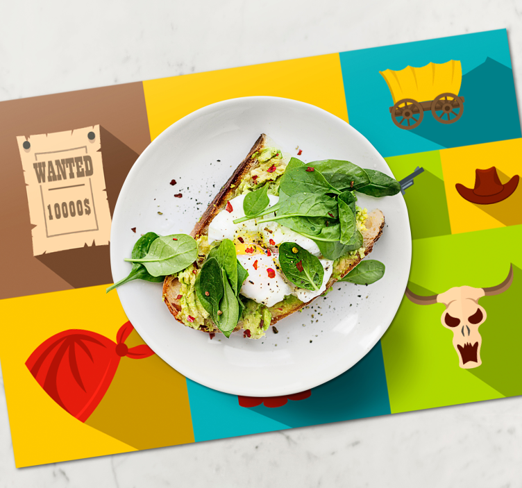 Originele placemat gewild mexicaans thema - TenStickers