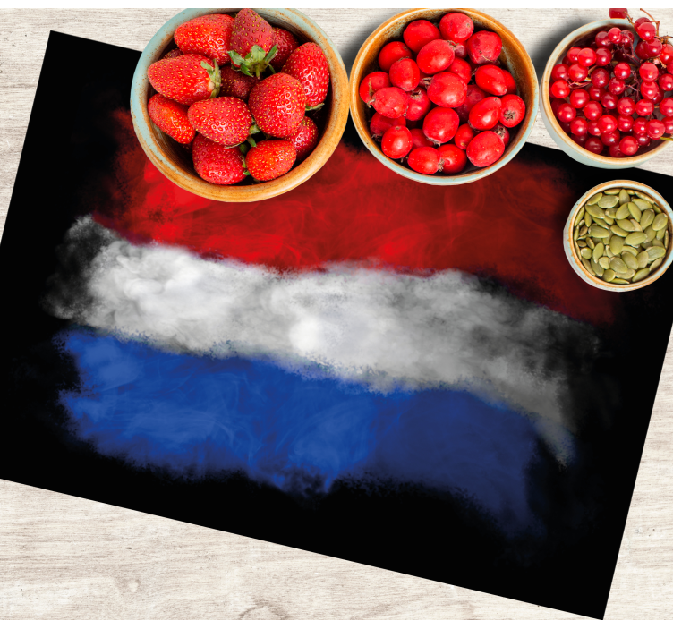 Originele placemat met nederlands vlagpatroon - TenStickers