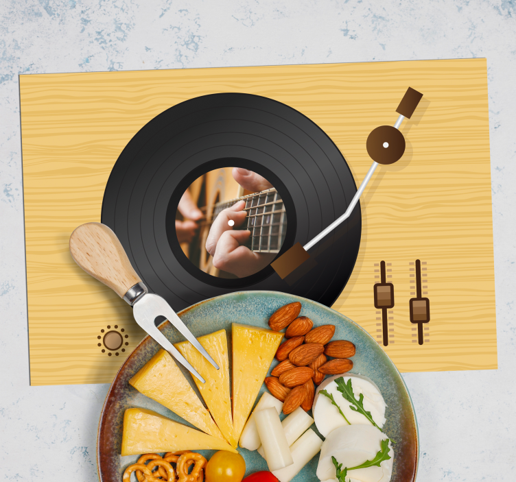 Originele placemat vinyl record artwork - TenStickers