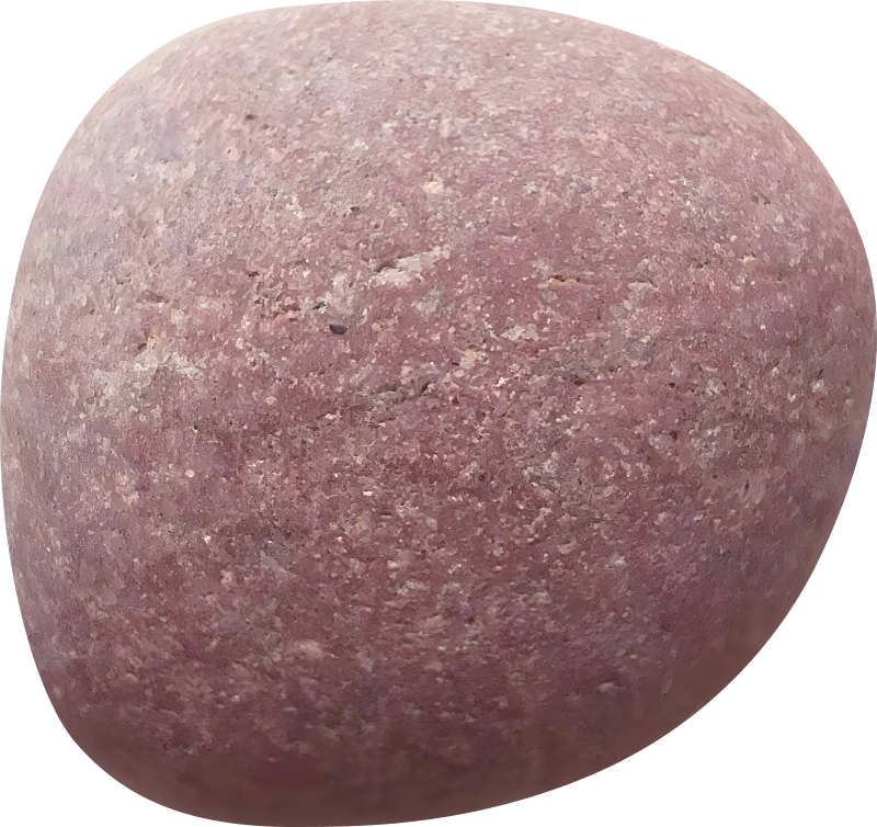 Roze steen Houten placemat - TenStickers