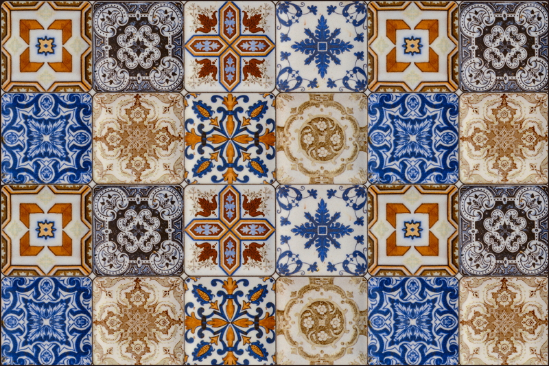 Veelkleurige hydrauliek originele placemat - TenStickers