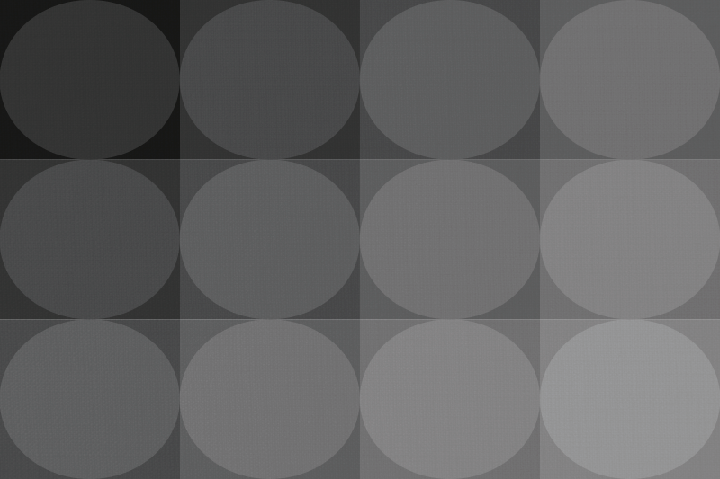 Houten placemat subtiel cirkelpatroon - TenStickers