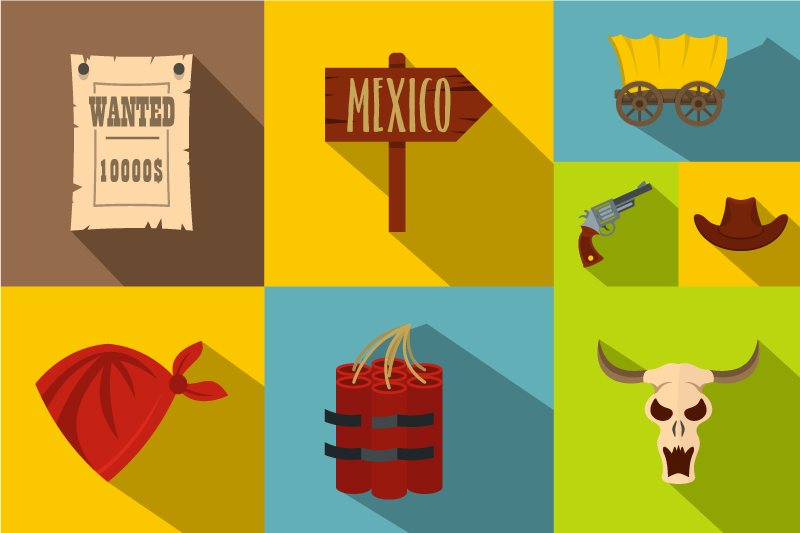 Originele placemat gewild mexicaans thema - TenStickers