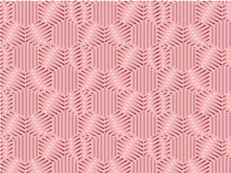 Houten placemat geometrische indeling - TenStickers