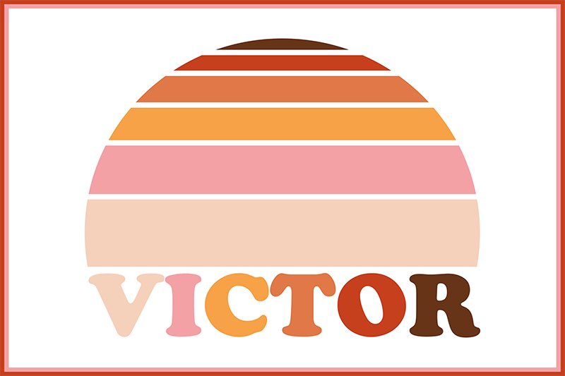 Placemat met naam personaliseerbare naam placemat - TenStickers