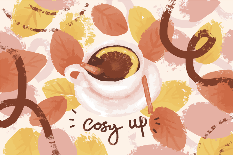 Originele placemat cozy koffiekopje - TenStickers