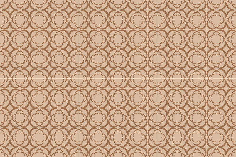 Houten placemat met elegant patroon oppervlak - TenStickers