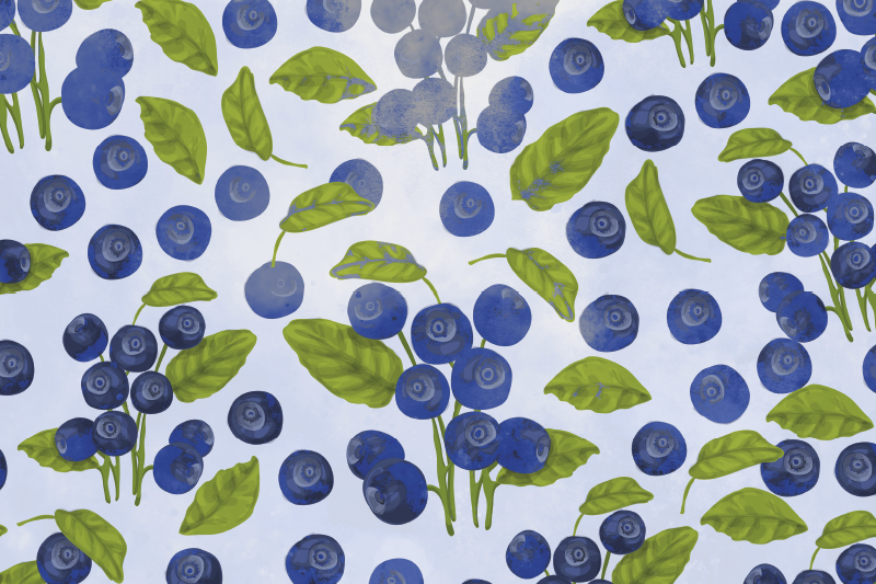 Originele placemat met bosblaadjespatroon - TenStickers