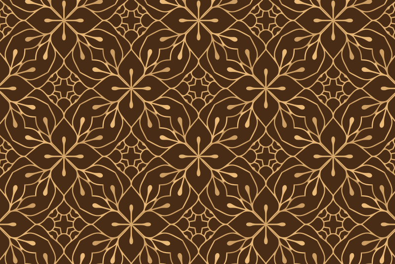 Houten placemat graceful blossom idee - TenStickers