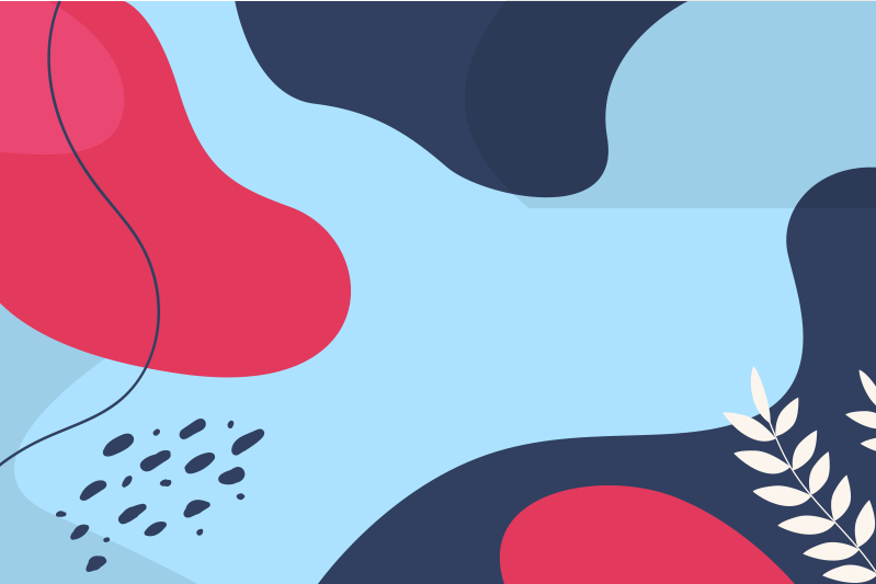 Originele placemat kleurrijke abstracte vormen - TenStickers