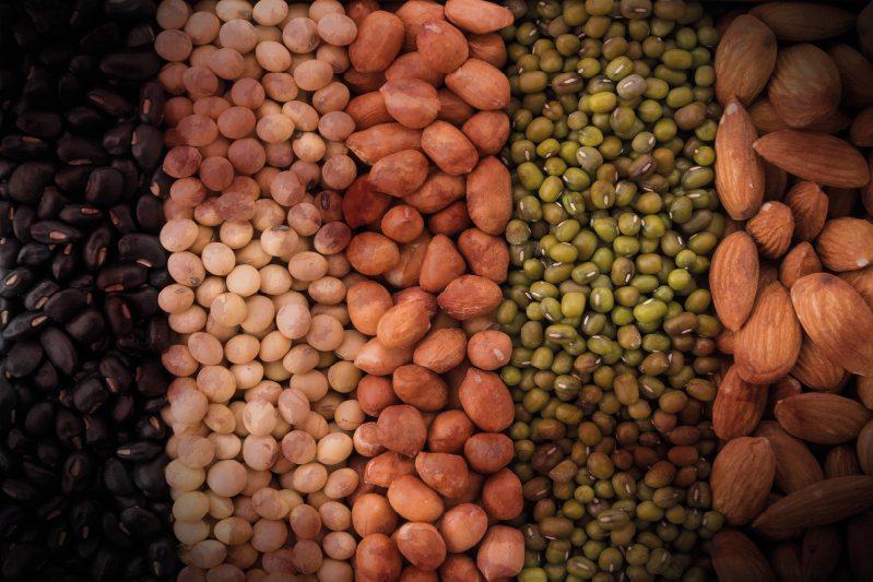 Houten placemat gemengde noten variëteit - TenStickers