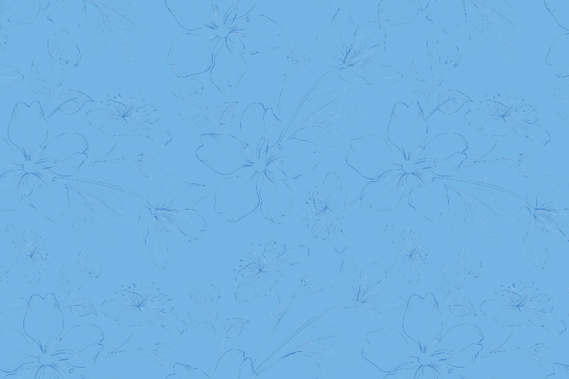 Houten placemat met botanisch geïnspireerd oppervlak - TenStickers