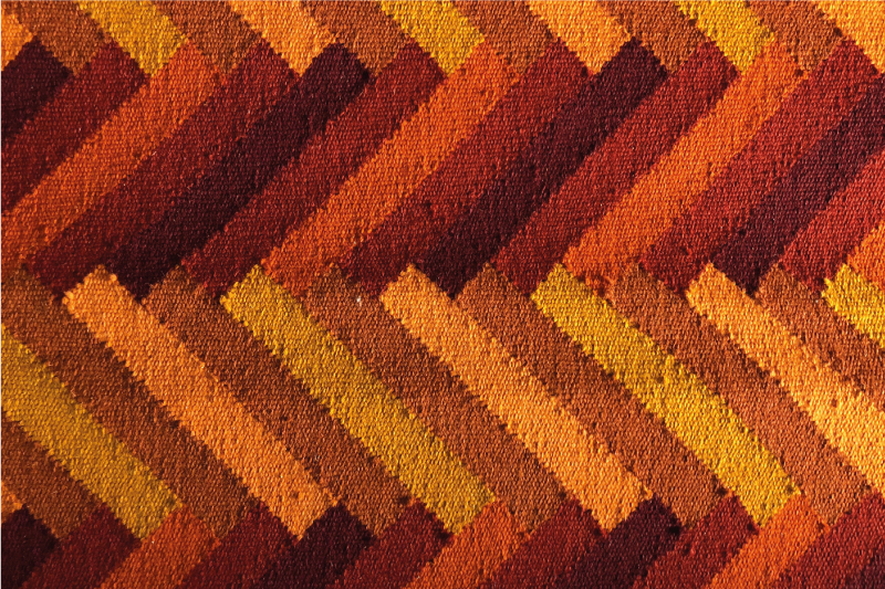 Houten placemat met levendig geometrisch motief - TenStickers