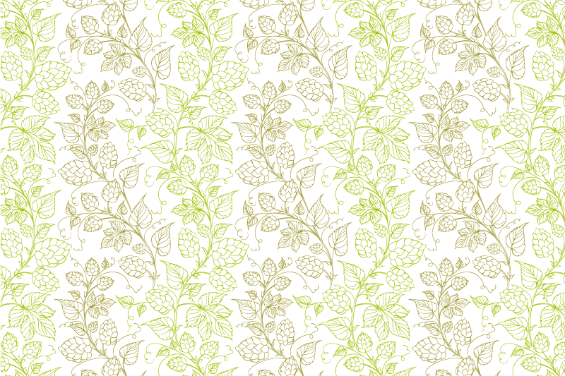 Houten placemat met botanisch bladmotief - TenStickers