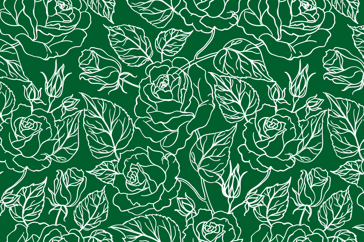Houten placemat graceful botanische arrangering - TenStickers