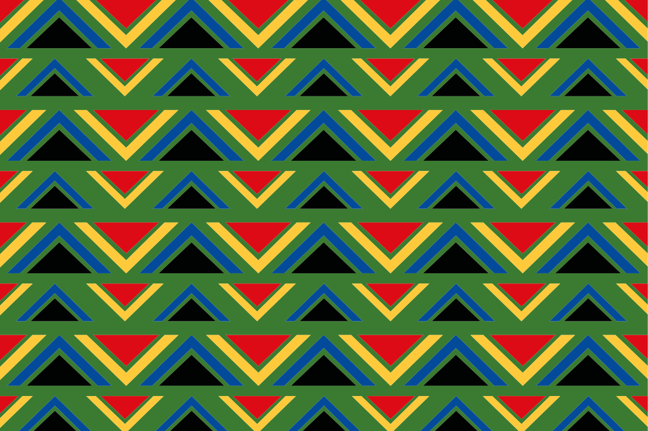 Originele placemat in levendige geometrische stijl - TenStickers