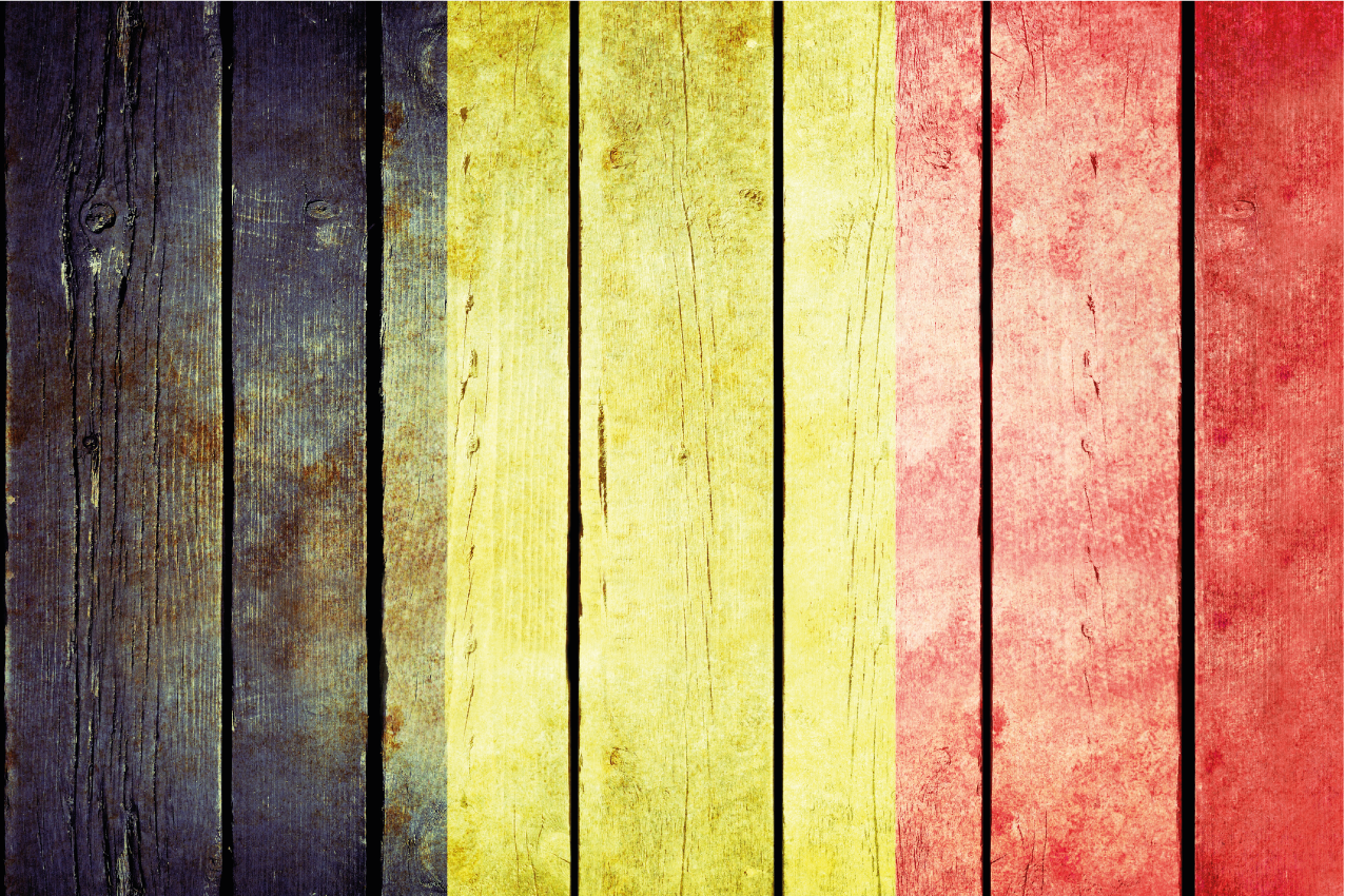 Houten placemat kleurrijke houten plank - TenStickers