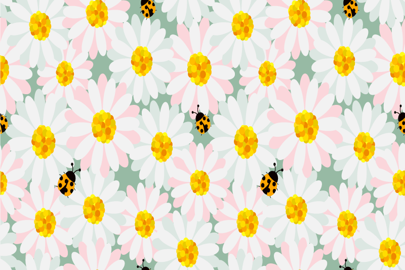 Originele placemat heldere bloemmotieven - TenStickers