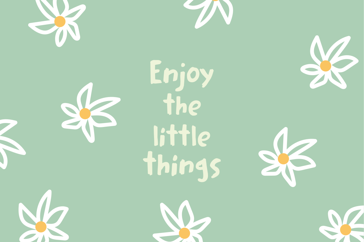 Originele placemat daisy bloemmotief set - TenStickers