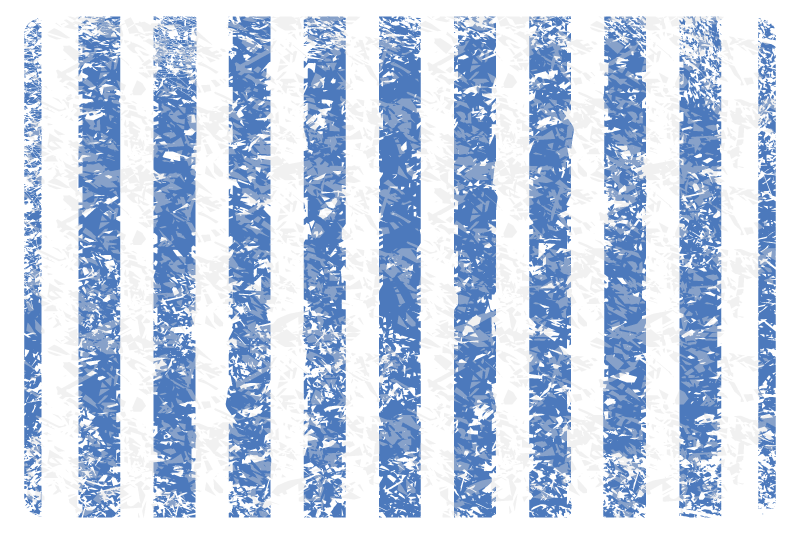 Houten placemat met gestreept oppervlakpatroon - TenStickers